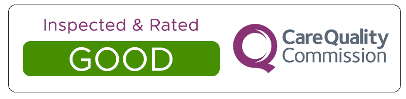 Inspected and rated Good by the Care Quality Commission